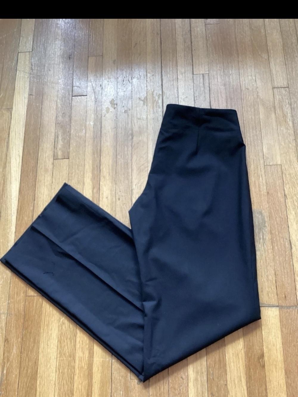 Theory Ladies Size 28-31 (2) Solid Black Dress Pants,Wool Blend,Made In USA